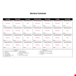 Get Fit with Our Effective Workout Template and Cardiovascular Exercises example document template