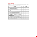 Inventory Audit Checklist Document example document template