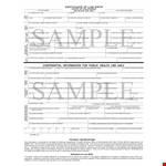 Sample Birth Certificate Template example document template