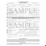 Sample Birth Certificate Template example document template 