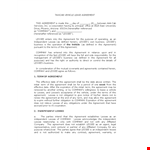 Private Vehicle Lease Agreement Template - Company | Vehicle | Agreement | Lessee example document template