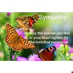 Create Heartfelt Sympathy Messages with Our Template example document template