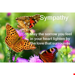 Create Heartfelt Sympathy Messages with Our Template example document template 