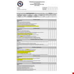 Free Report Card Template for Child's Period - Demonstrates Marking example document template 