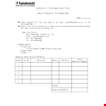 Purchase Order Quotation In Pdf example document template 