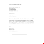 Employment Verification Letter - Sample Proof of Employment Letter | Elite example document template