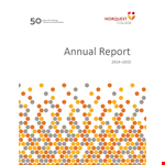 College Annual Report example document template
