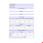 Project Scope of Work Template - Clearly Define Your Tasks example document template
