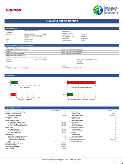 Corporate Credit Solutions for Small Businesses | Sample Template