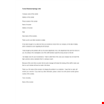 Company Apology Letter Template - Formally Apologize to Sender & Receiver example document template