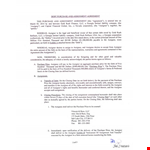 Debt Assignment Agreement Template - Manage Debt Assignments Effectively example document template
