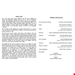 Customize Your Obituary with a Word Template - Brown County, Reverend, Montezuma & Macon example document template