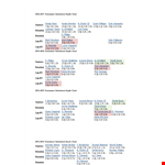 Volunteer Depth Chart Template example document template