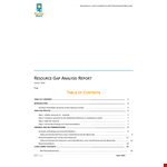 Optimizing Your Resource Gap Analysis for Family-Level Resource Needs example document template