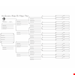 Create Your Family Tree with a User-Friendly Template: Birth, Marriage, Death & More example document template