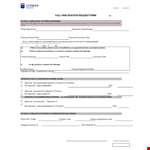 Full Time Position Request Form Puqxwkwzk example document template