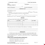 Parenting Plan Template for Effective Co-Parenting | Child-Focused & Easy-to-Use example document template