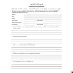 Customize Your Event Proposal Template for a Memorable Cause-Driven Event with Top Artists example document template