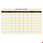 Employee Daily Task - Track and Manage Employee Tasks Efficiently example document template