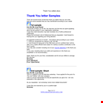 Thank You Letter After Interview example document template