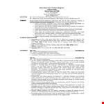 Hardware Resume example document template