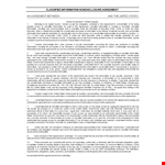 Free Non-Disclosure Agreement Form | PDF Format | United States | Classified Information example document template