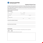 Resolve Your Workplace Dispute with a Grievance Letter example document template