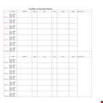 Create a Healthy Eating Plan with Our Whole Foods-Focused Meal Plan Template example document template