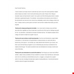 Thank You Note To High School Teacher example document template