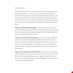 Thank You Note To High School Teacher example document template 