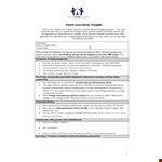 Parent Case Study example document template