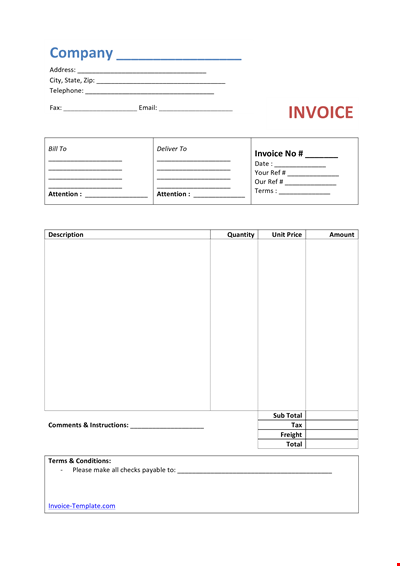 Simple Bakery Invoice Template | Create and Track Invoices Effortlessly