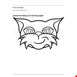 Stampy Cat Coloring Page - Coloring Pages for Fun & Creativity | TCPDF example document template