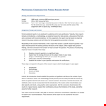 Formal Research Report - Project, Research, Question example document template