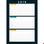 January to March Quarterly Ver Templates - February Edition example document template