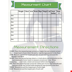 Fitness Measurement example document template