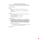 Site Visit Agenda Template for Family, Community, Youth, and Homelessness example document template