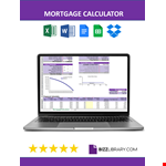 Mortgage Calculator Excel example document template