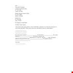 Rejection Request Letter example document template