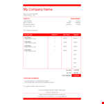 Invoice Quotation Template - Quote, Lorem Ipsum, Dummy & Simply example document template