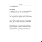 Executive Resume Word Format example document template 