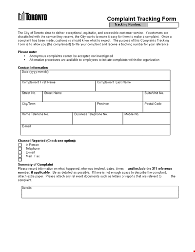 Disciplinary Action Tracking Form