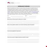 Exit Interview Form - Gather Valuable Feedback From Employees In Person example document template