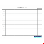 Free Single Behavior Chart example document template