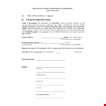Private Placement Memorandum Template | Company Shares & Securities example document template