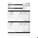 Free Estimate Template for Labor | Customize for Your Address | Total Estimate example document template
