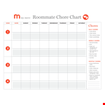 Chore Chart Template - Keep Your Home Clean and Organized | Free Download example document template