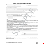 Properly Offer Letter: Terms, Deposit & More | Shall Received Offer example document template
