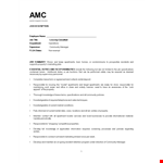 Leasing Consultant Job Description example document template