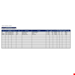 Stock inventory control template example document template